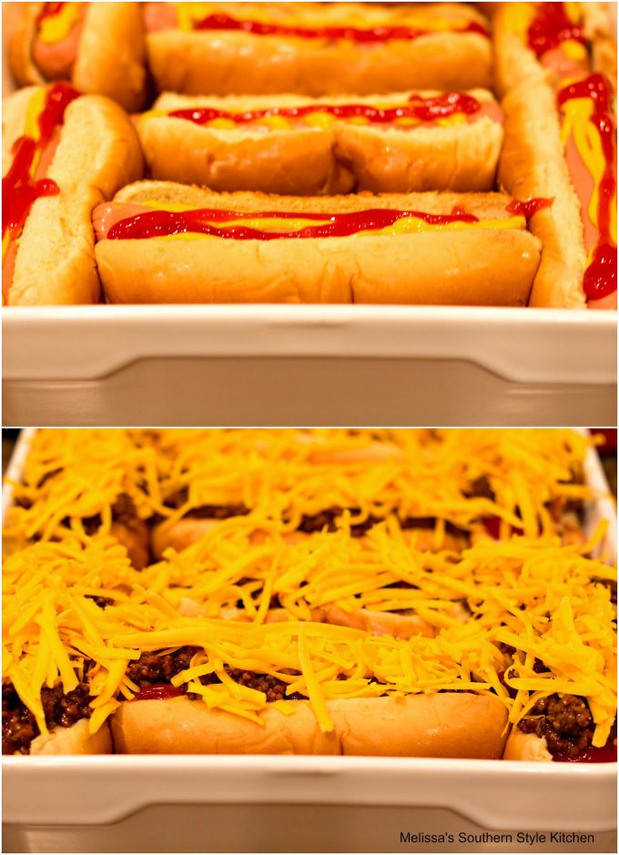 Oven Chili Cheese Dogs