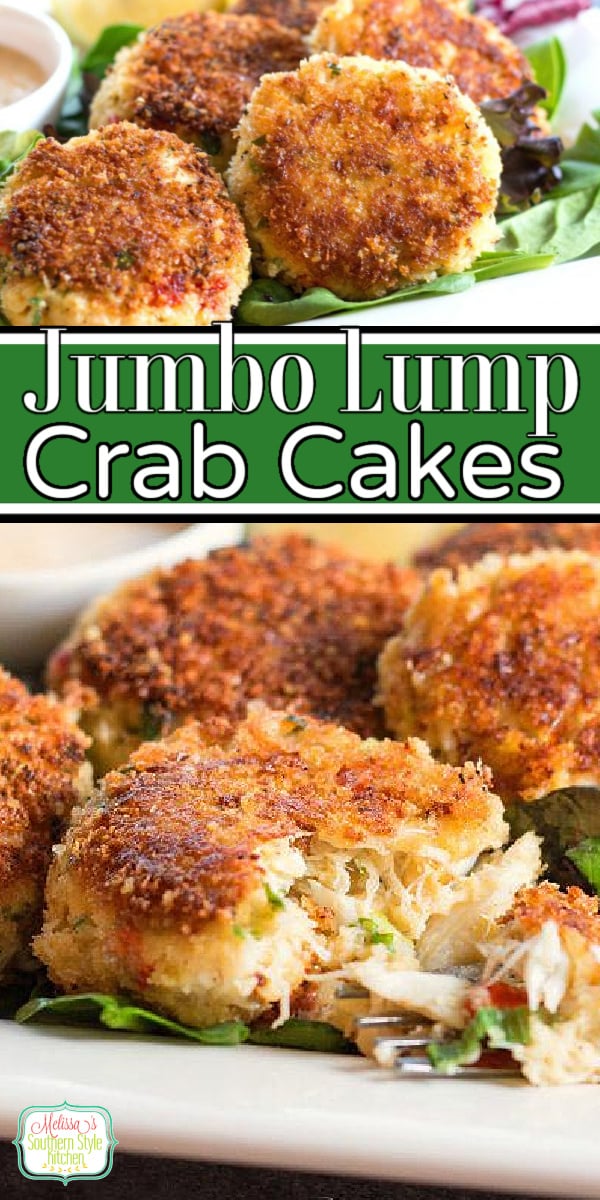 Save money and enjoy these spectacular Jumbo Lump Crab Cakes at home #crabcakes #crab #jumbolumpcrabmeat #crabrecipes #dinnerideas #seafood #seafoodrecipes #southernfood #southernrecipes via @melissasssk