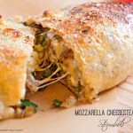 Mozzarella Cheesesteak Stromboli