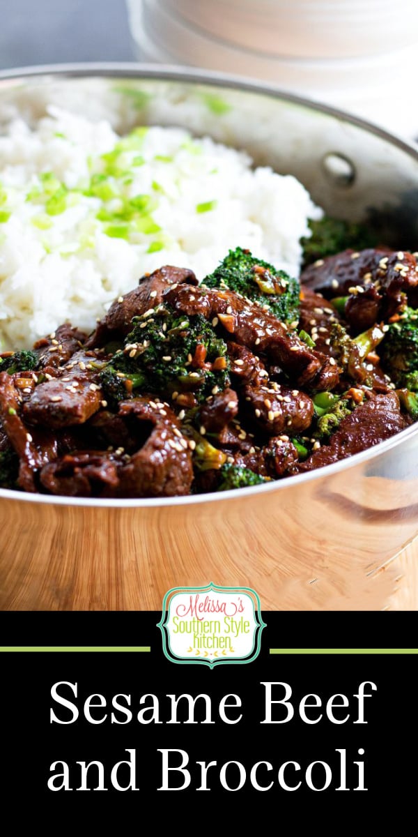 Better than take out Sesame Beef and Broccoli #beefandbroccoli #sesamebeef #stirfy #beefrecipes #steak #asianrecipes #asian #asianbeef #broccolistirfry #lowcarbrecipes #dinner #dinnerideas #recipes #food