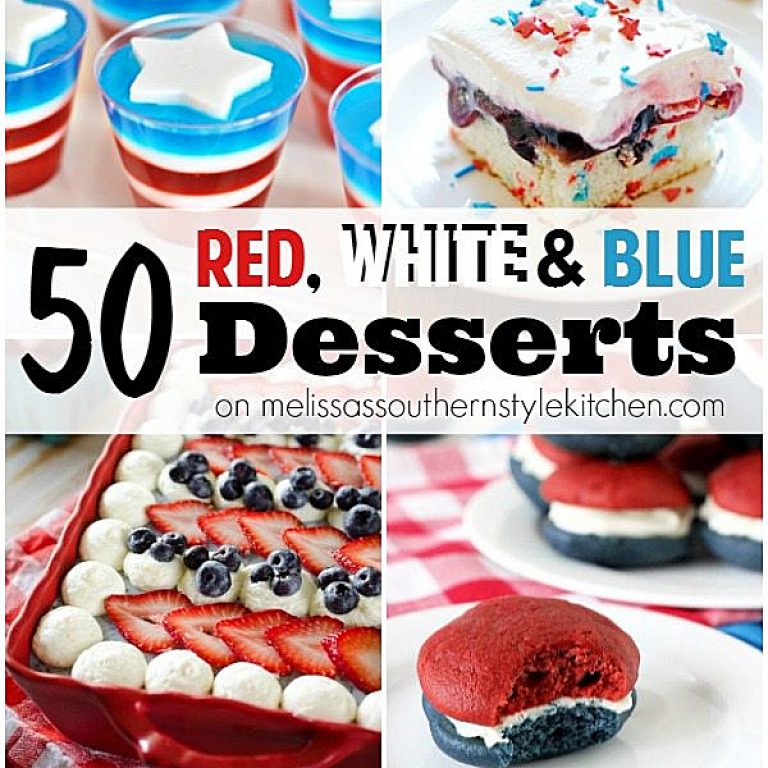 50 Delicious Red, White and Blue Desserts