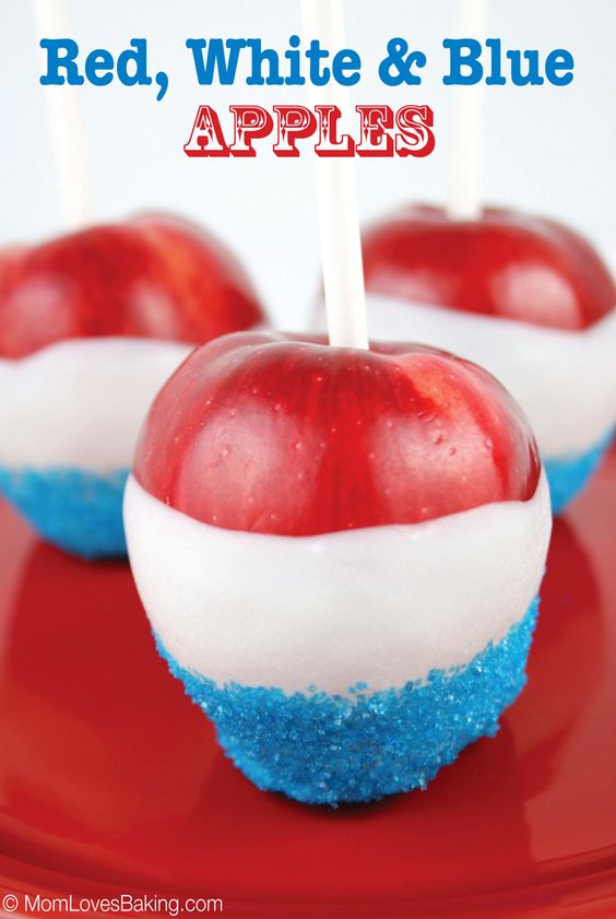 Red, White and Blue Apples