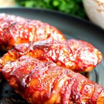 Bacon Wrapped Barbecue Chicken Breasts