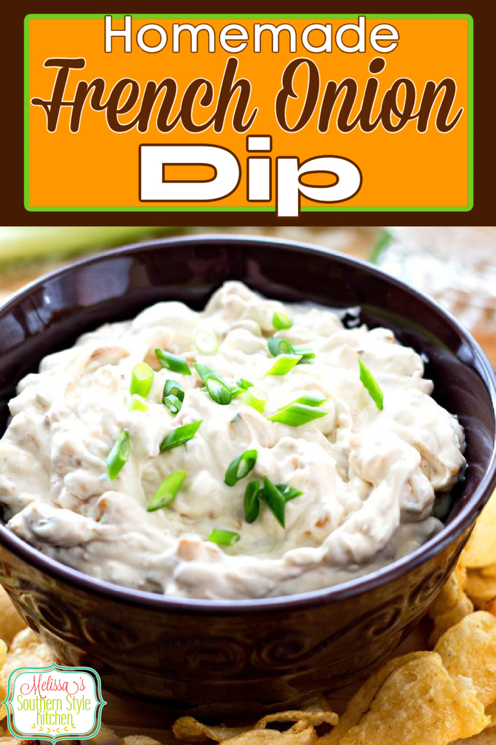 Get the party started with this scrumptious Homemade French Onion Dip #frenchoniondip #diprecipes #carmalizedoniondip #onions #appetizers #tailgating #holidayrecipes #southernfood #southernrecipes #oniondip #frenchonion #snacks via @melissasssk