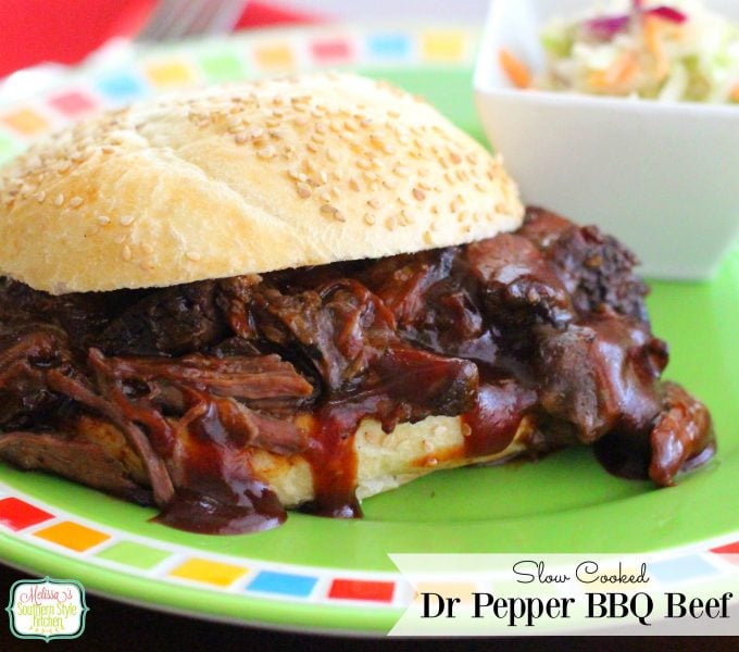 Slow Cooked Dr Pepper Barbecue Beef