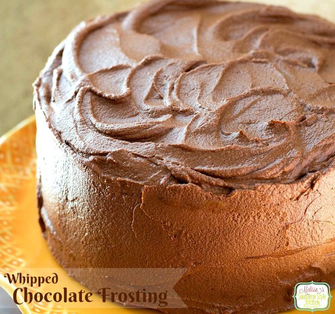 Whipped Chocolate Frosting