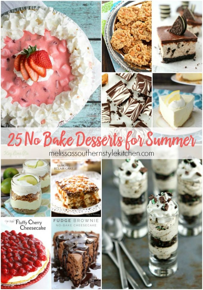 25 No Bake Desserts for Summer
