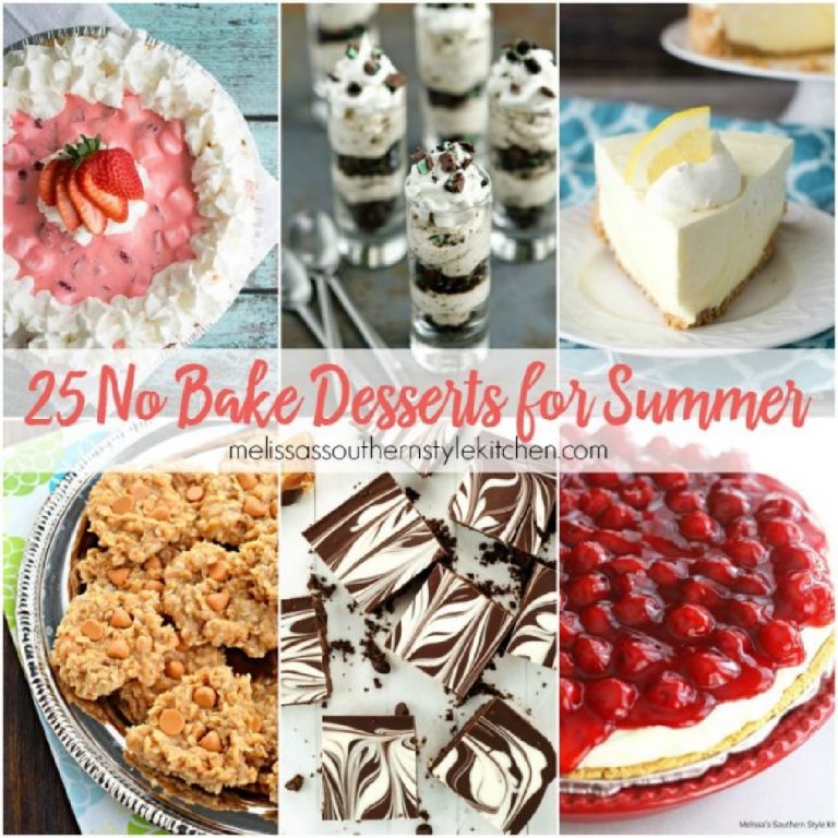 25 No Bake Desserts for Summer