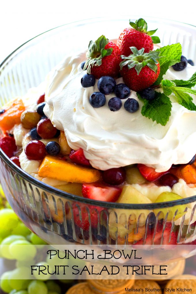 Punch Bowl Fruit Salad Trifle