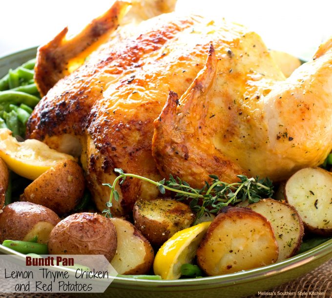 Bundt Pan Lemon Thyme Chicken and Red Potatoes