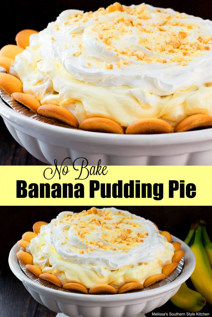 No-Bake Banana Pudding Pie - melissassouthernstylekitchen.com