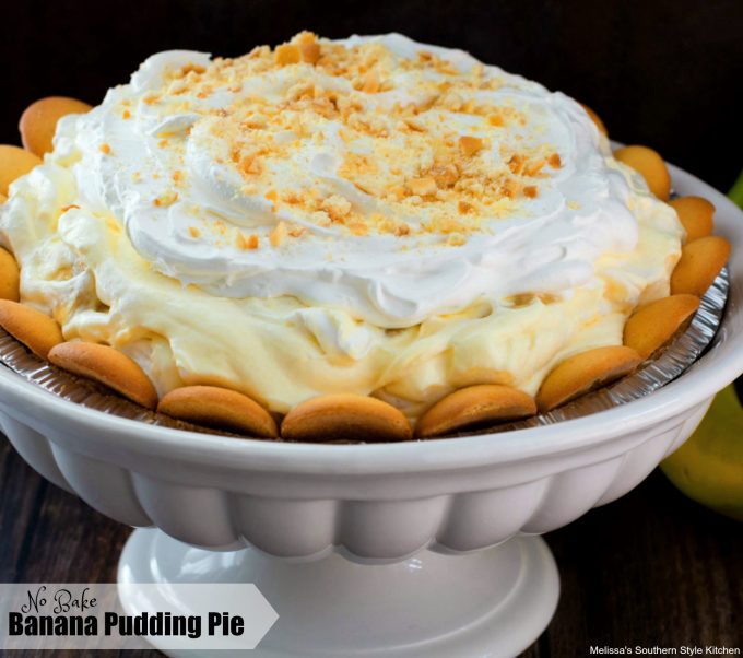 No-Bake Banana Pudding Pie