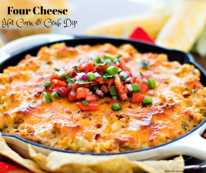 Four Cheese Hot Corn and Crab Dip