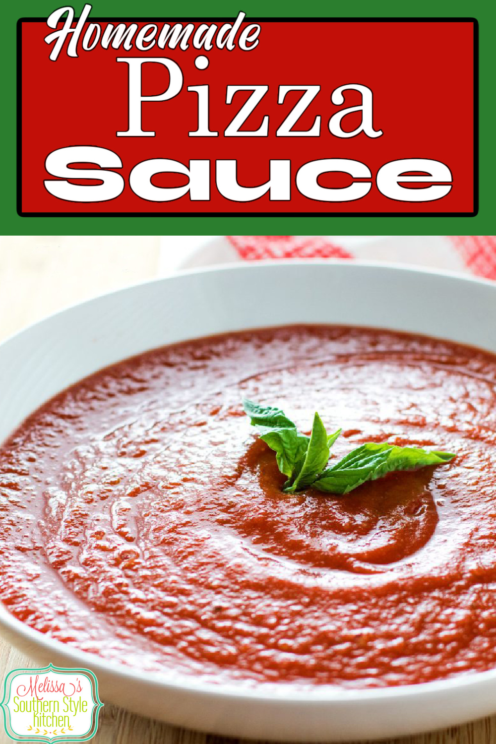 This pizza sauce takes 5 minutes to make! #pizzasauce #homemadepizzasauce #tomatosauce #pizzas #pizzarecipes #dinner #dinnerideas #food #recipes #southernfood #italian #italianinspired #southernrecipes via @melissasssk