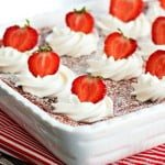 Strawberries and Cream Gooey Butter Cake recipe