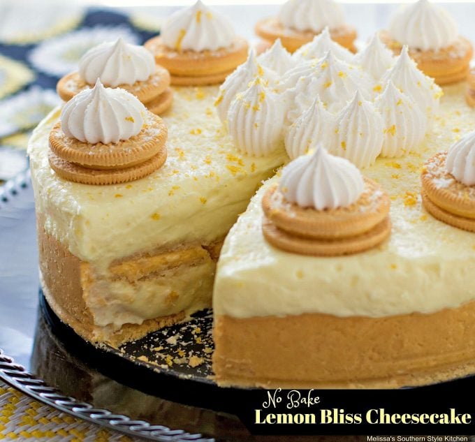 No Bake Lemon Bliss Cheesecake