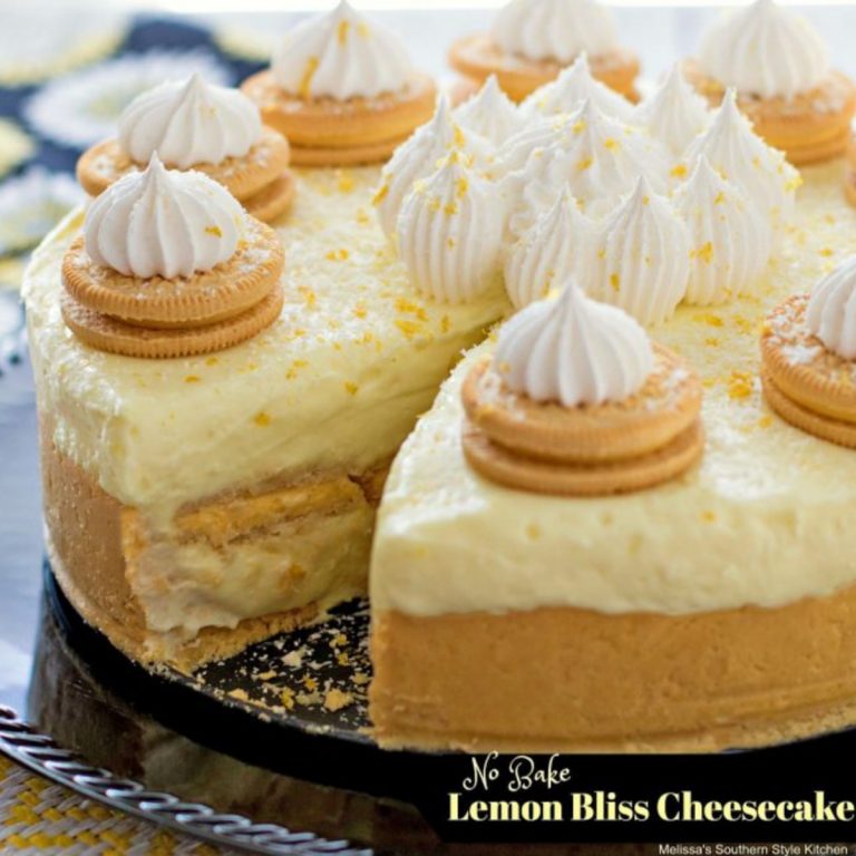 No Bake Lemon Bliss Cheesecake