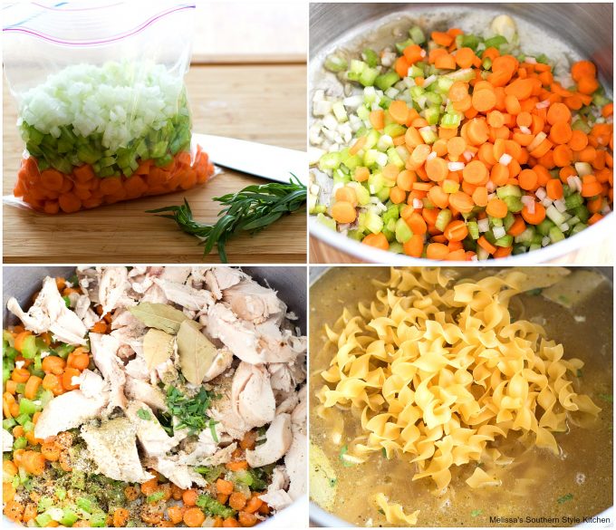 One Pot Chicken Noodle Soup ingredients