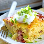 Ham and Cheese Brunch Bake