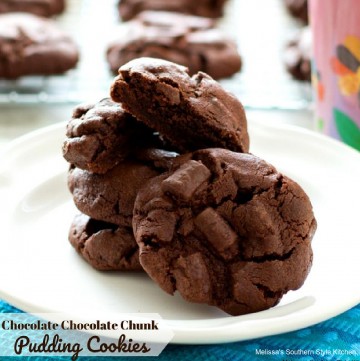 how to make double Chocolate Chocolate Chunk Pudding Cookies
