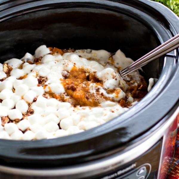 Slow Cooker Sweet Potato Casserole