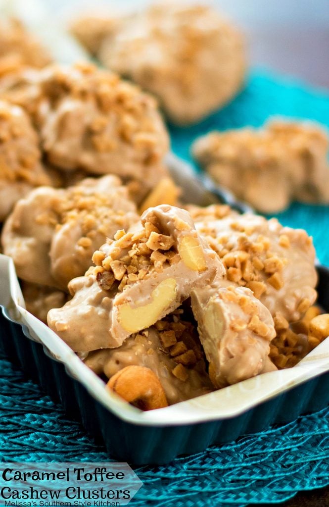 Caramel Toffee Cashew Clusters