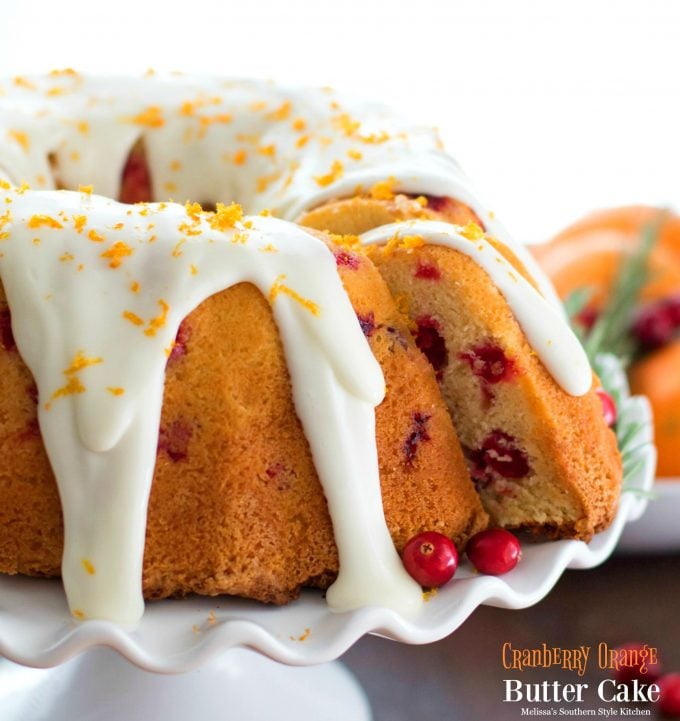 Cranberry Orange Butter Cake
