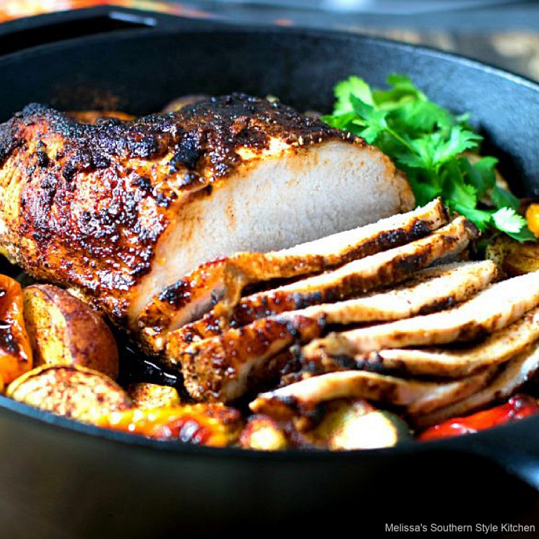 Chili Rubbed Pork Loin Roast