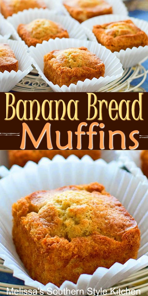 Banana Bread Muffins via @melissasssk