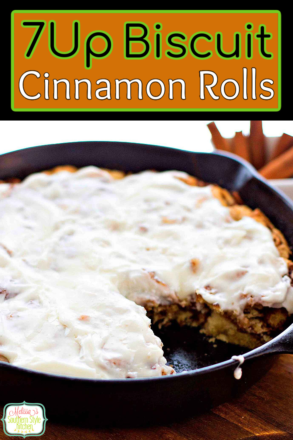 No one will ever guess the secret ingredient in these light and fluffy biscuit cinnamon rolls #cinnamonrolls #7UP #biscuits #brunch #breakfastrecipes #southernbiscuits #cinnamonbiscuits #7upcinnamonrolls #holidaybaking #holidaybrunch #southernfood #southernrecipes via @melissasssk