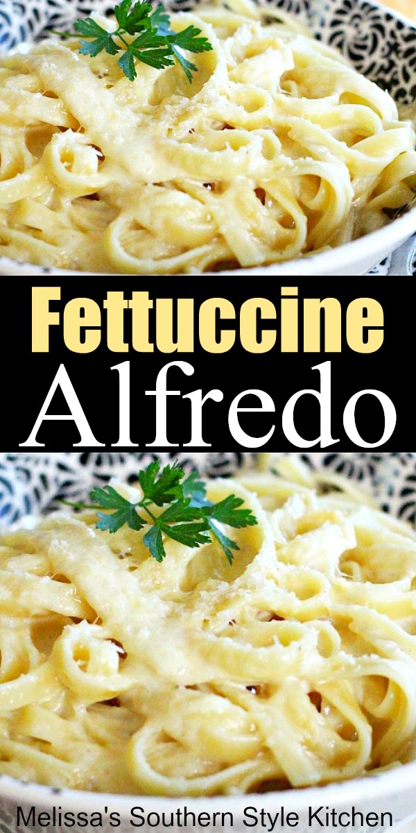 Make restaurant quality Fettuccine Alfredo at home #Alfredosauce #fettuccine #pasta #food #recipes #Italian #southernrecipes #southernfood #melissassouthernstylekitchen