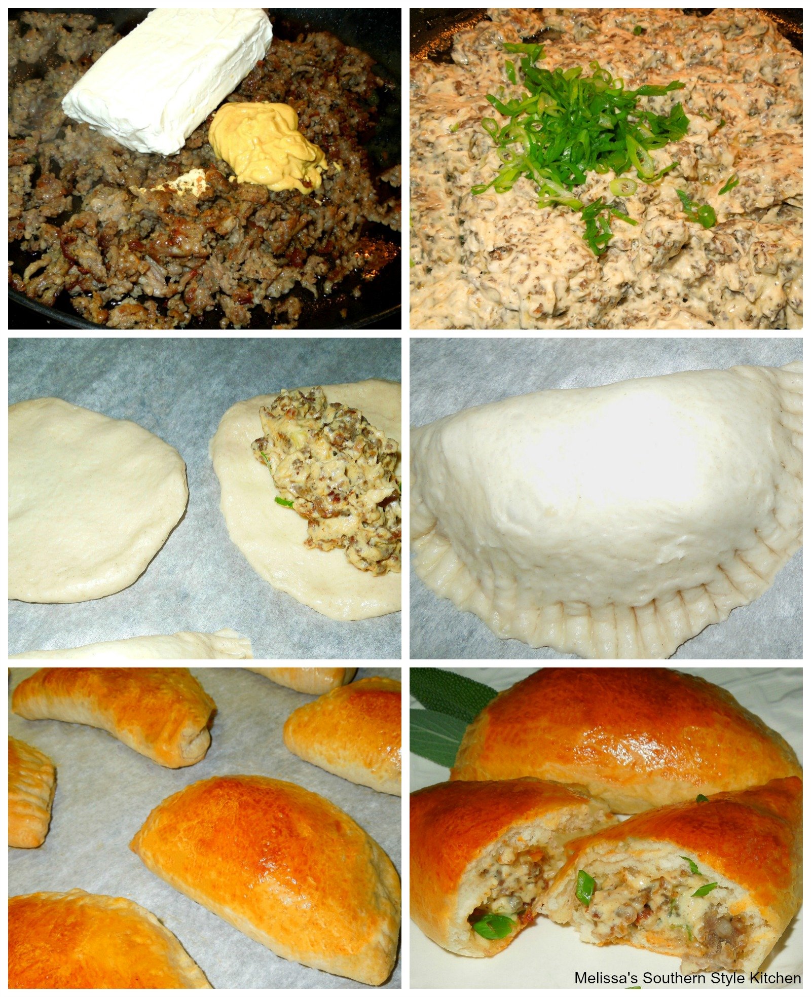 Step-by-step preparation images and ingredients for Breakfast Pastries