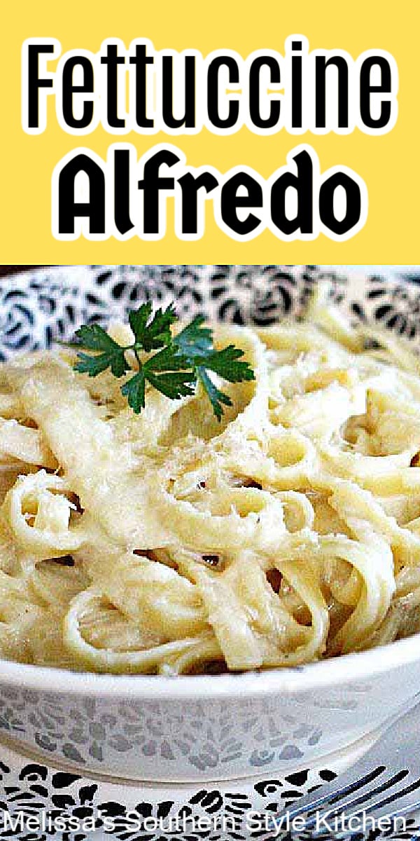 Make restaurant quality Fettuccine Alfredo at home #Alfredosauce #fettuccine #pasta #food #recipes #Italian #southernrecipes #southernfood #melissassouthernstylekitchen