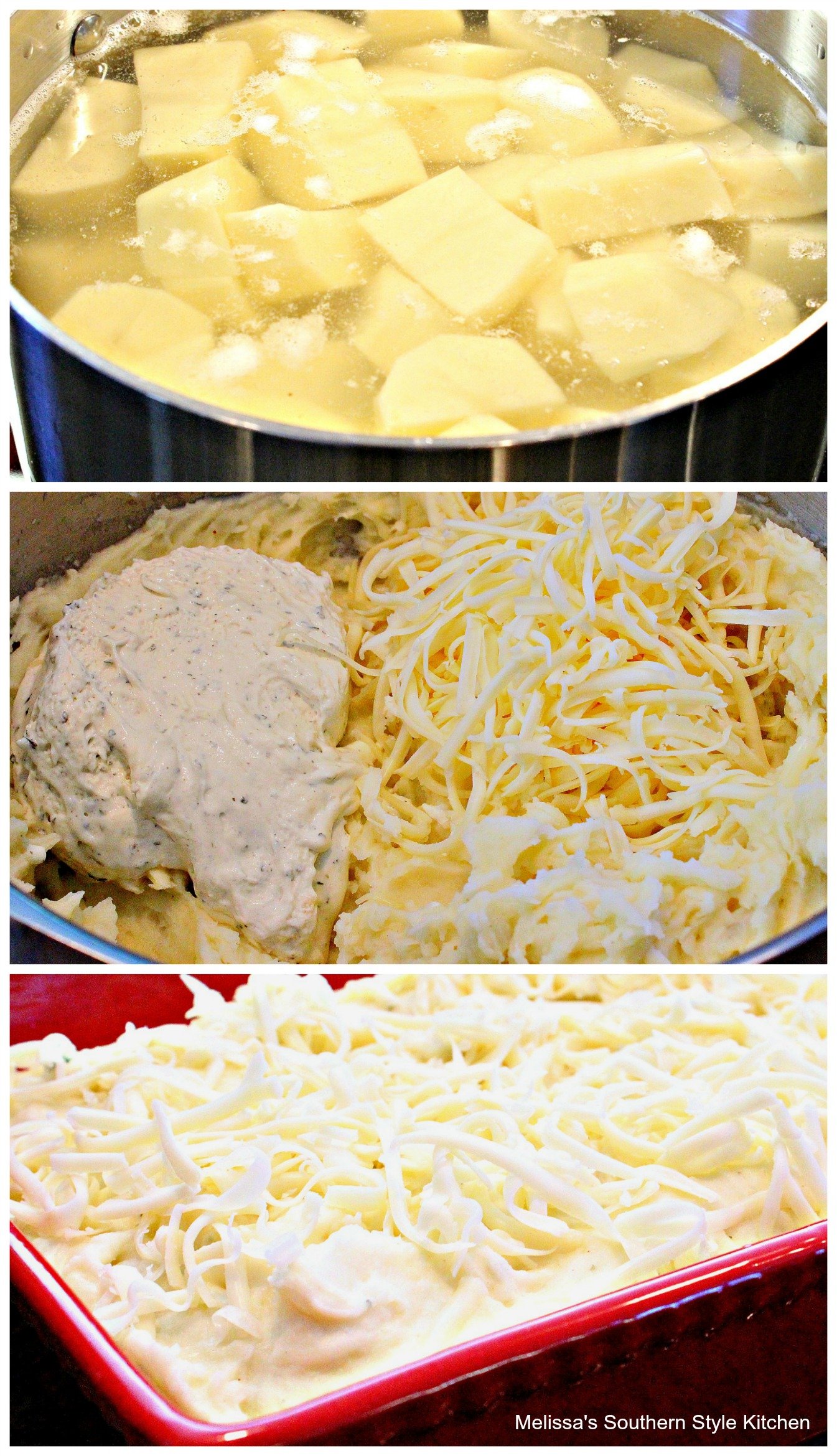 Baked Garlic Herb Mashed Potatoes Recipe
