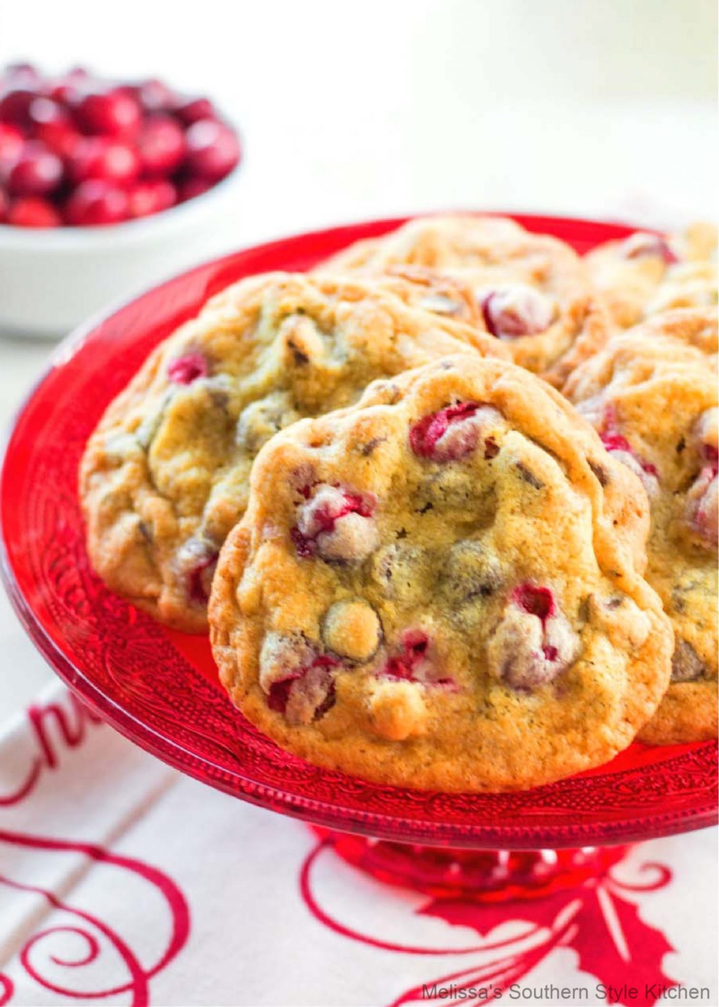 baked Cranberry Walnut Chocolate Chip Cookies