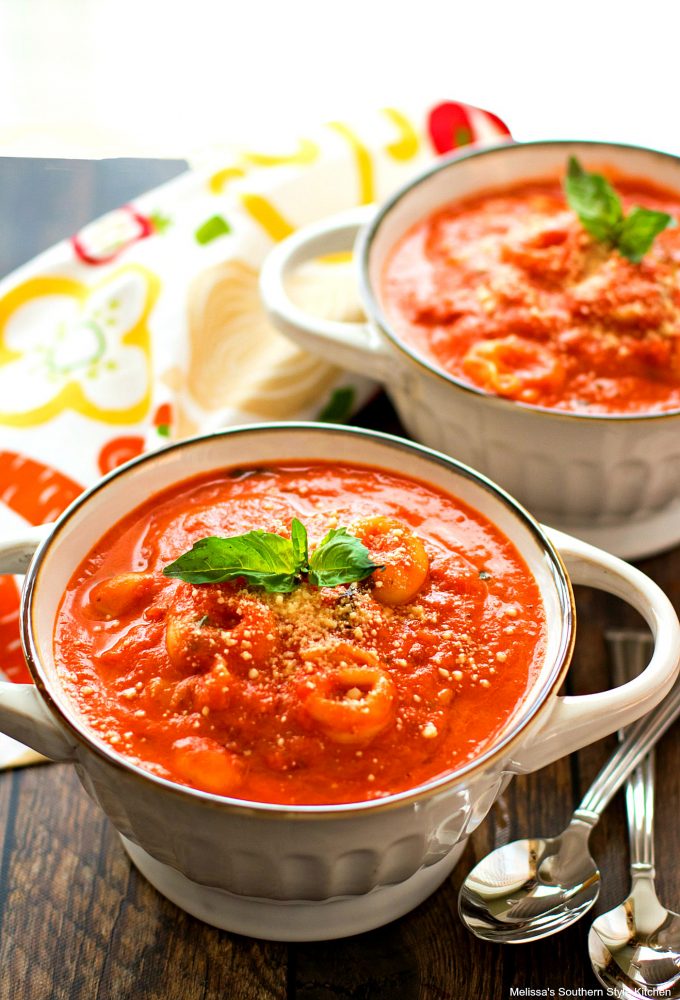 best recipe for Creamy Tomato Cheese Tortellini Soup 