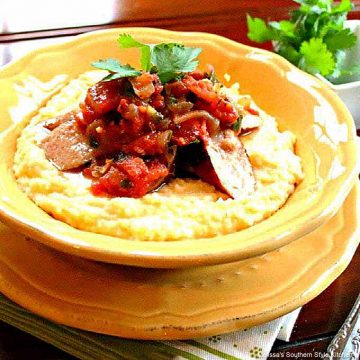 smoked-sausages-and-cheese-grits-recipe