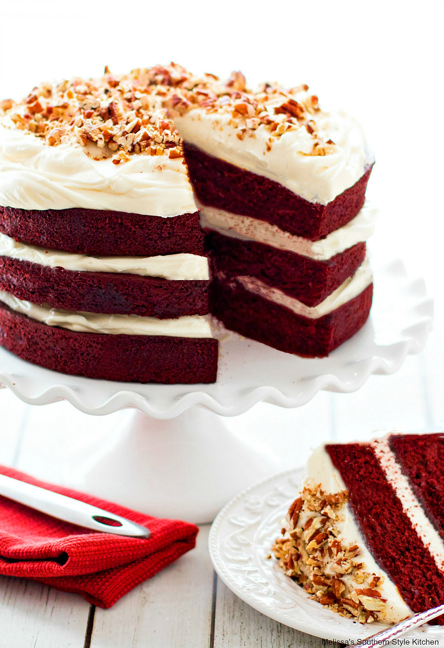 Red velvet layer cake, la receta original