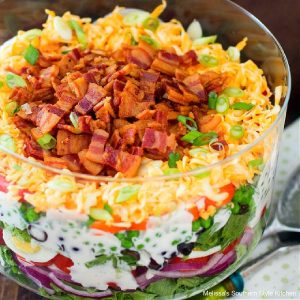 Southern Style Seven Layer Salad
