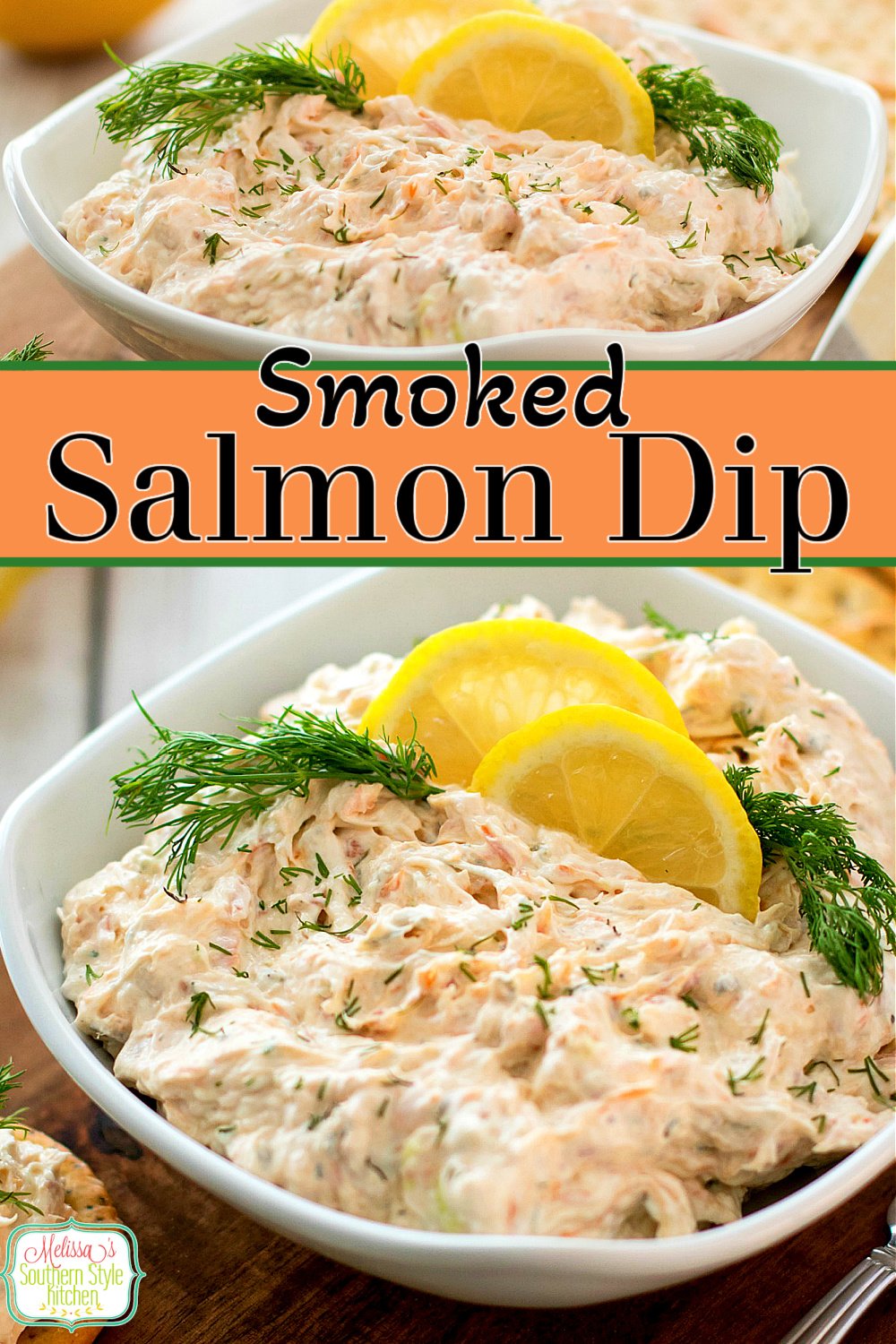 Enjoy this smoky salmon dip with chips, crostina or pita chips for dipping #salmondip #salmon #diprecipes #appetizers #bestsalmondip #smokedsalmon #snacks #southernfood #seafoodrecipes #southernrecipes via @melissasssk
