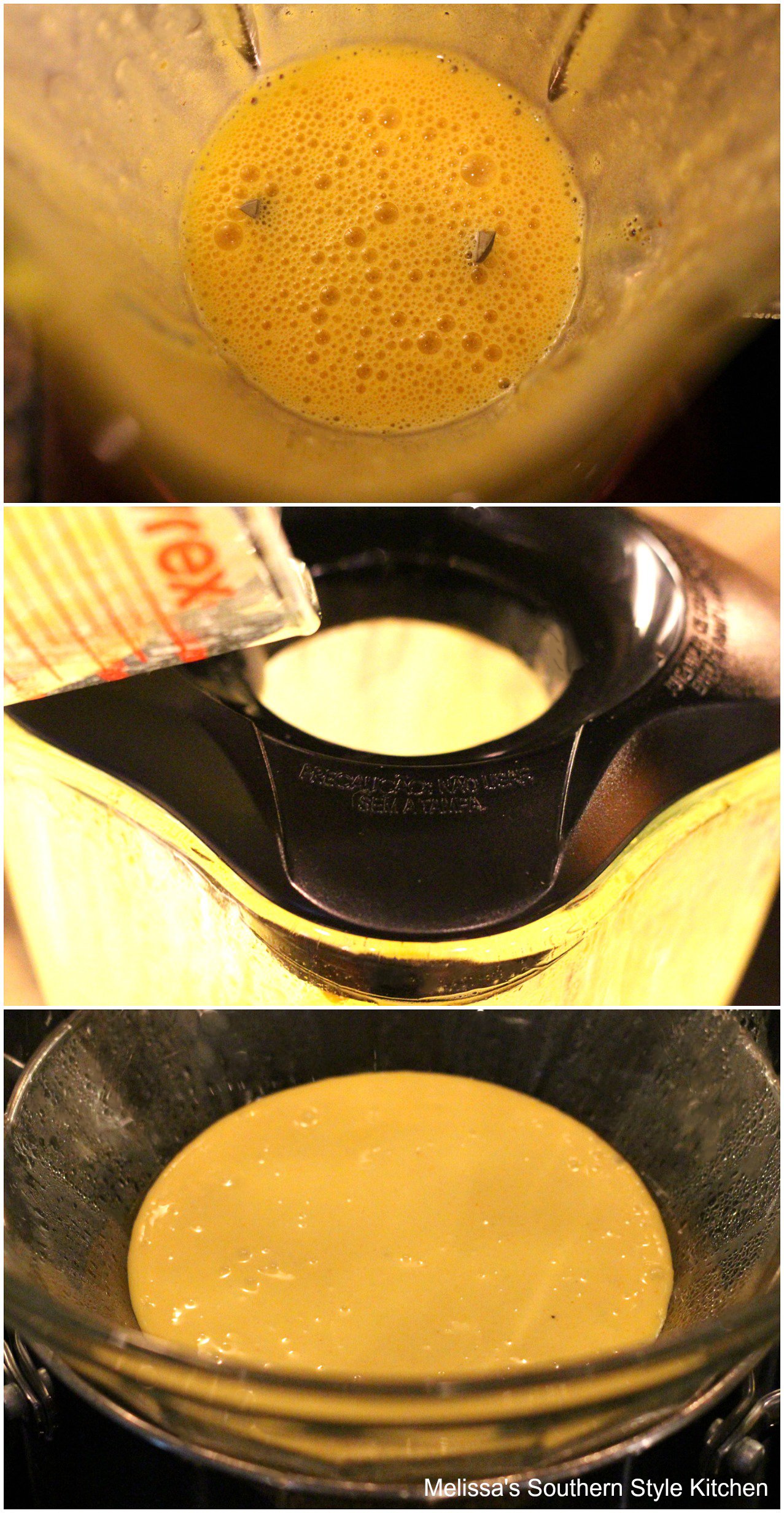 step-by-step pictures how to make hollandaise sauce