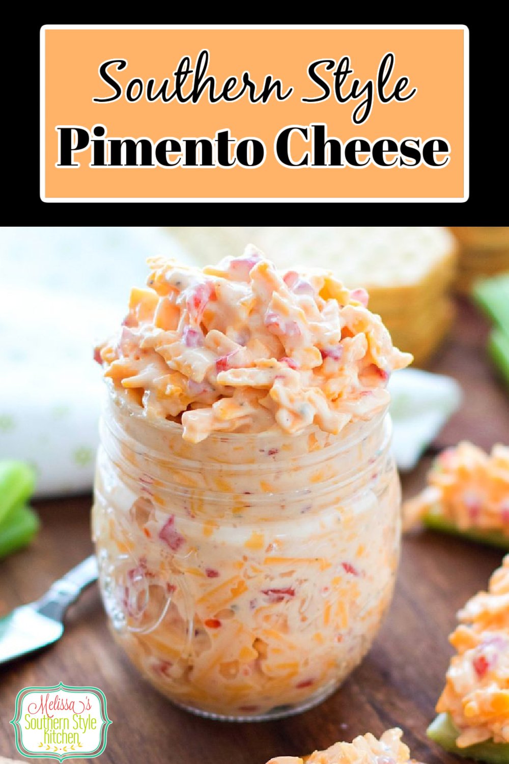 Whip-up a batch of Southern Pimento Cheese for light meals and snacking #pimentocheese #cheese #pimentos #cheesy #appetizer #snacks #pimientocheese #southernpimentocheese #southernfood #southernrecipes #cheese #cheddarcheese #vegetarian via @melissasssk