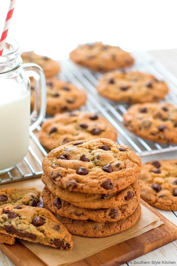 baked Chocolate Chip Cookies