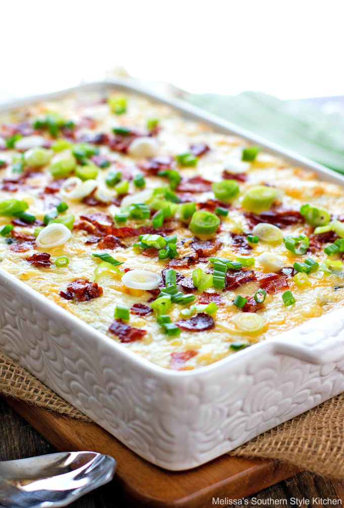 Southern Grits and Greens Casserole