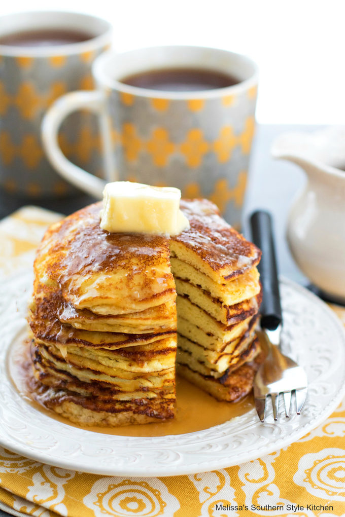 stacked Low Carb Pancakes