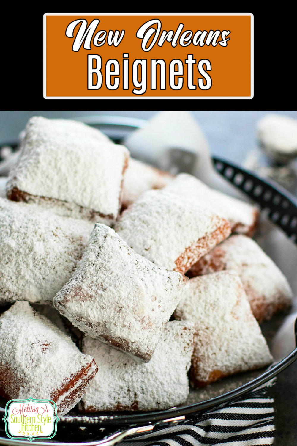 These fluffy NOLA style Beignets are a treat any time of day #beignets #mardisgrasrecipes #NOLA #sweets #desserts #beignetsrecipe #bestbeignets #southernrecipes