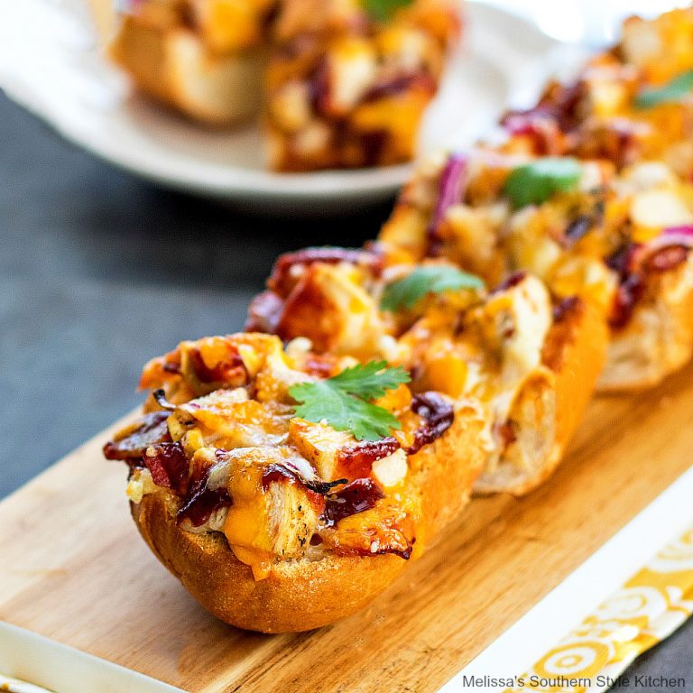Barbecue Chicken Bacon French Bread Pizza