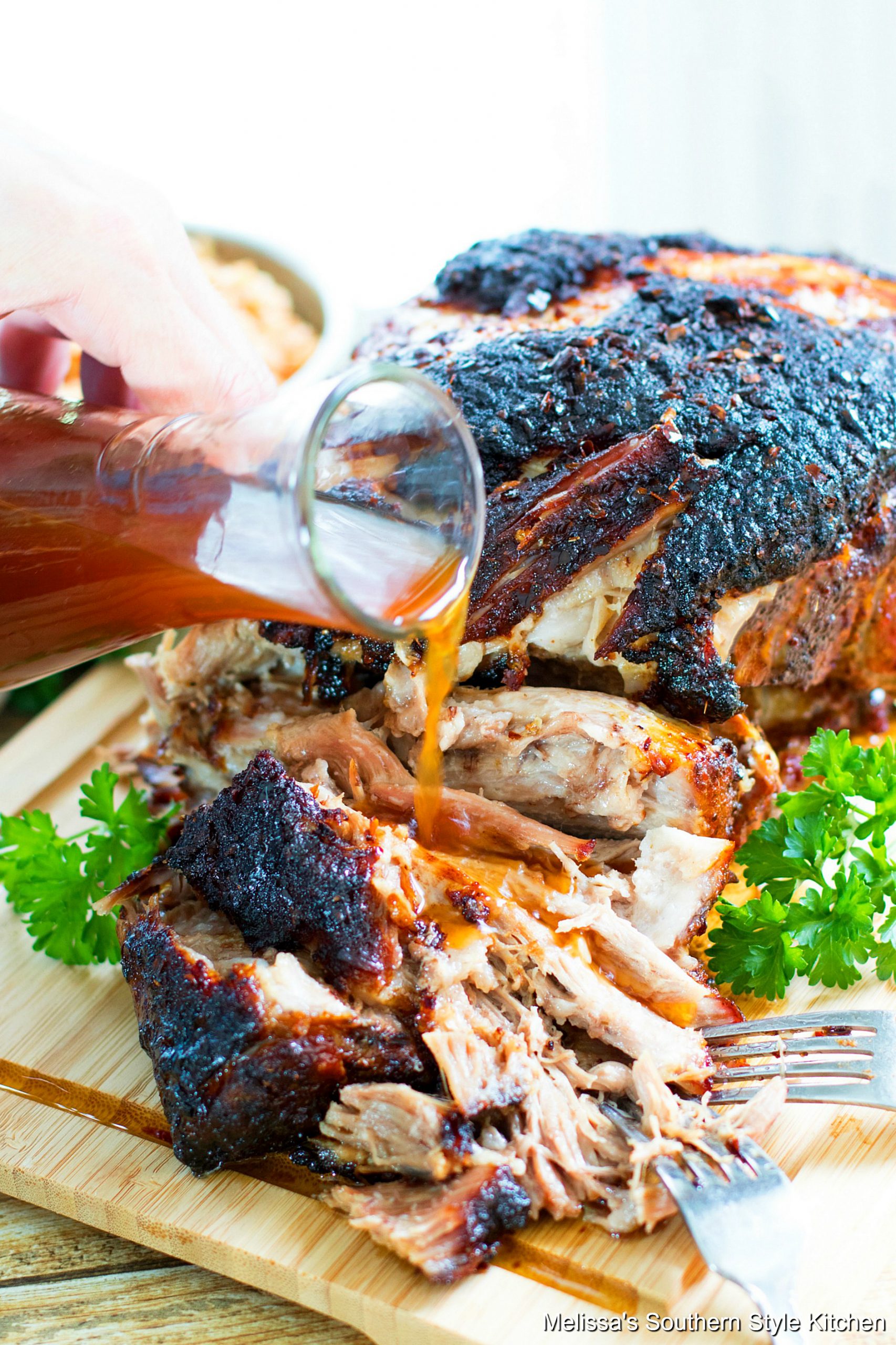 Pulled Pork Barbecue Recipe with vinegar sauce 