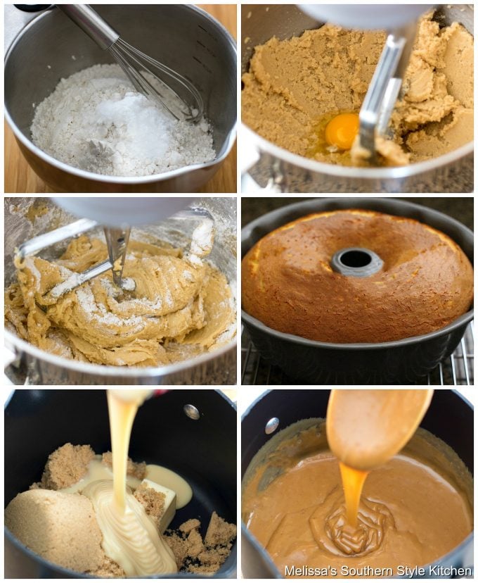 Caramel Bundt Cake ingredients 