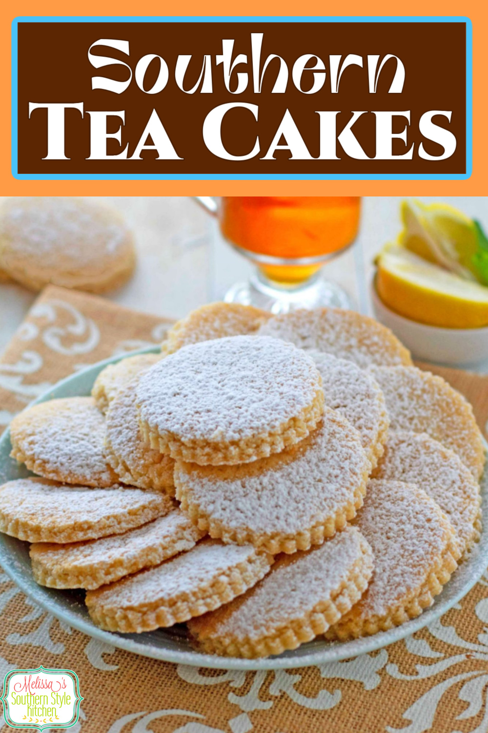 More like a cookie than a cake, these Southern Tea Cakes never disappoint #southernteacakes #shortbread #cakes #cakerecipes #teatime #southernfood #southerndesserts #holidaybaking #christmascookies #teacakes #easyrecipes #desserts #dessertfoodrecipes via @melissasssk